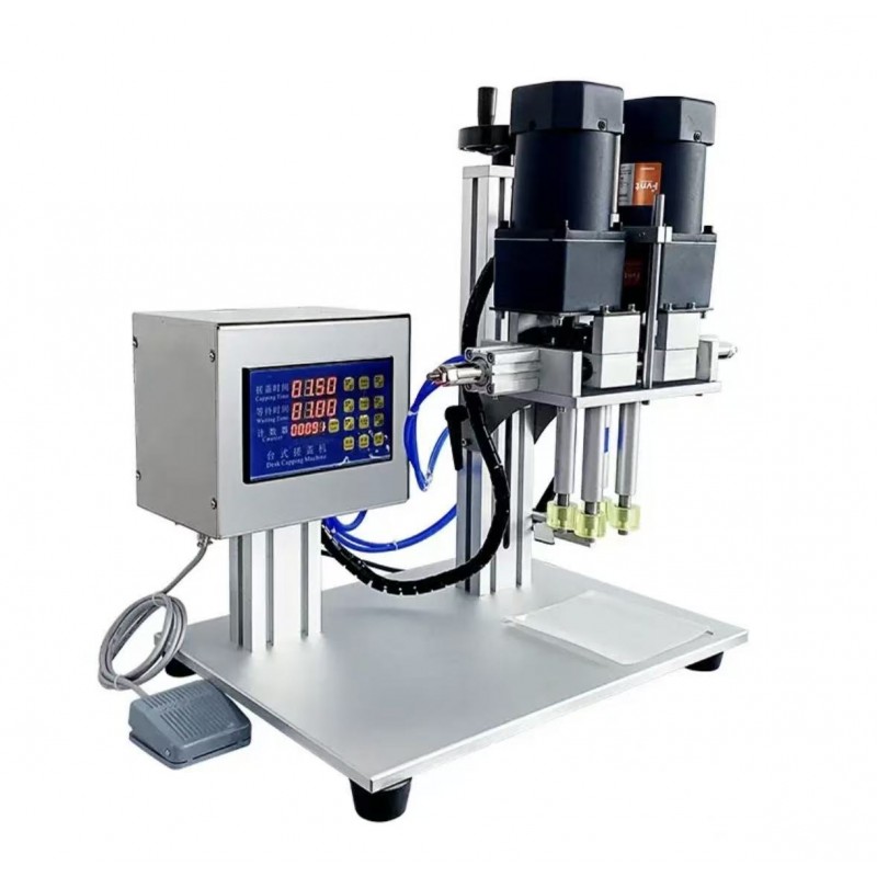 Pneumatic Foot Pedal Capping Machine